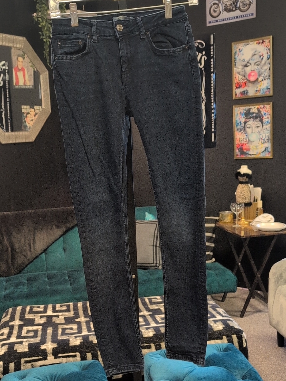 Zara Dark Indigo Skinny Jeans - Women's